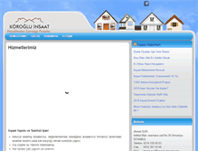 Tablet Screenshot of koroglu-insaat.com